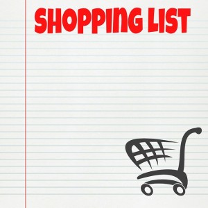 boodschappen lijstje drogist