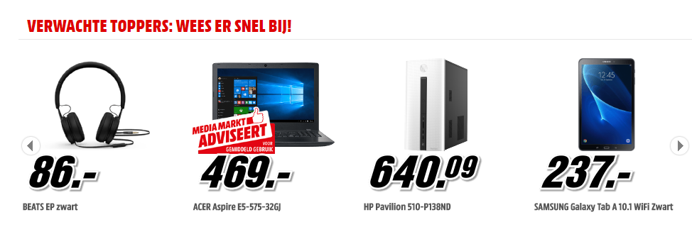 Media Markt BTW weg ermee actie